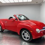 (SOLD) 2003 Chevrolet SSR Retro-Styled Hard Top Convertible Pickup Truck, 5.3L V8, 4-Speed Automatic, Torsen Limited-Slip Differential, Black Leather Interior, All Original, Clean CarFax History w/11,643km